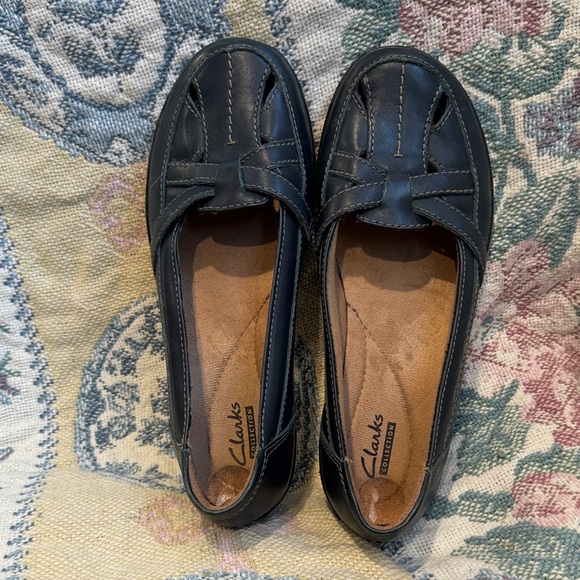 Clarks Dark Teal Women's Loafers - Picture 7 of 7